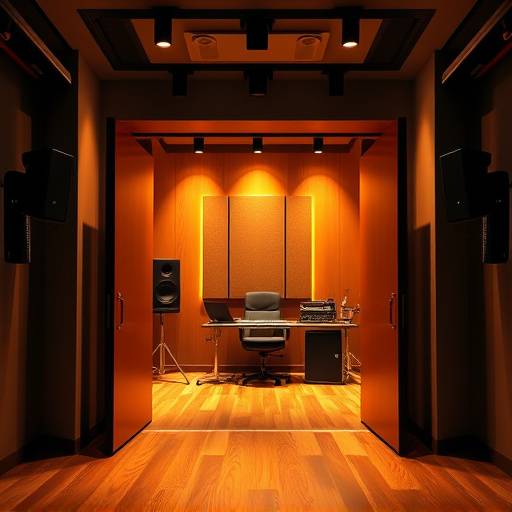 Ingresso dello studio di produzione audio
